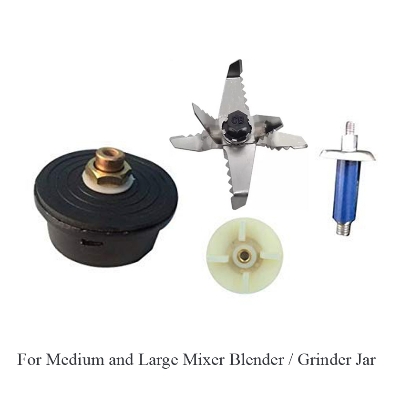 Picture of Mixer Jar Base Full Set - Multi-Function Stainless Steel Jar Blade + Shaft + Jar Coupler