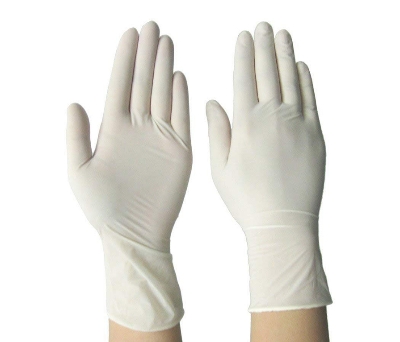 Picture of Latex Surgical Disposable Medical Examination Rubber Hand Gloves - 50pcs