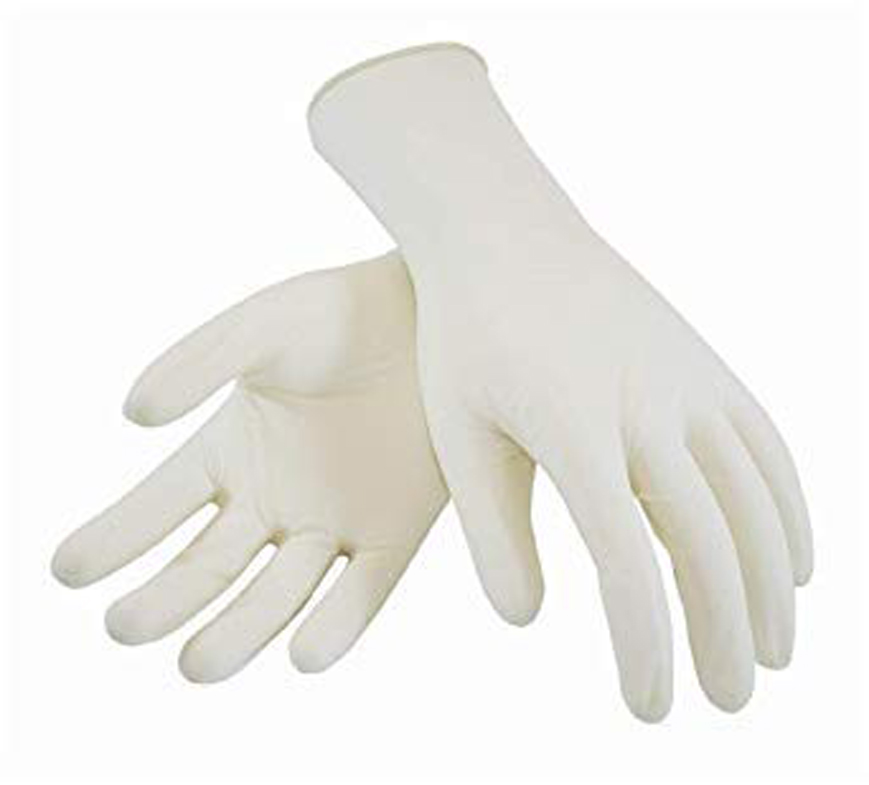 Picture of Latex Surgical Disposable Medical Examination Rubber Hand Gloves - 50pcs