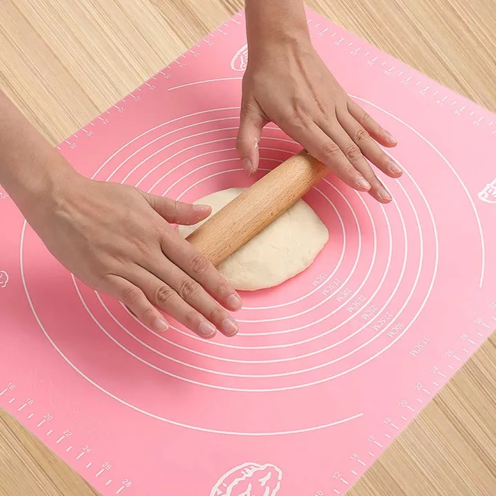 Picture of Silicone Mat with Measurements Baking Mat, Dough Pad with Scales Sugar craft, Fondan - Multicolor