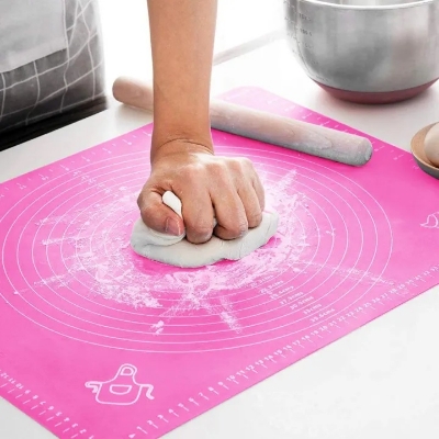 Picture of Silicone Mat with Measurements Baking Mat, Dough Pad with Scales Sugar craft, Fondan - Multicolor