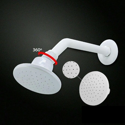 Picture of Wall Mounted PVC Bathroom Toilet Rain Shower Head & Shower Arm Set - Multicolor