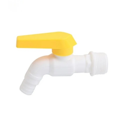 Picture of 1/2 Inch Plastic Nozzle Bib Cock Outdoor PVC Water Tap for Garden and Washing Machine and Kitchen - Multicolor