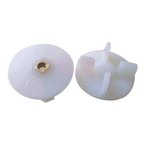 Picture of Small 4 Teeth White Plastic Mixer Grinder Jar Coupler - 2pcs ( Madani Store ) - White