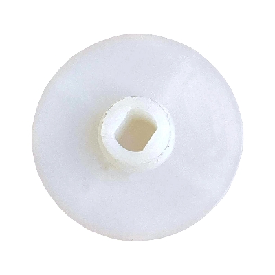 Picture of Small 4 Teeth White Plastic Mixer Grinder Motor Coupler - 2pcs - White