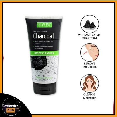Picture of Beauty Formulas Charcoal Detox Cleanser 150ml