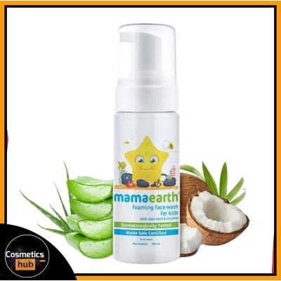 Picture of Mamaearth Foaming Baby Face Wash for Kids with Aloe Vera and Coconut 150ml