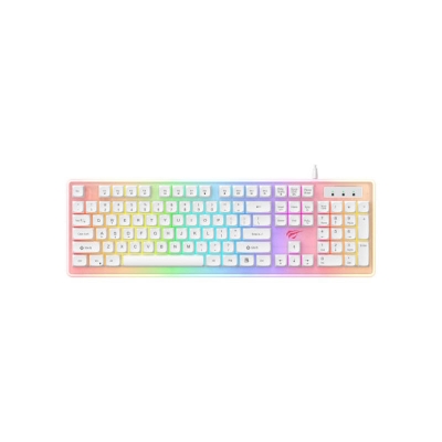 Picture of HAVIT KB876L USB Multi-function backlit Keyboard- Black