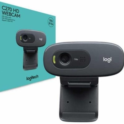 Picture of Logitech C270 HD Webcam- Black