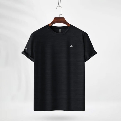 Picture of ZAiAX ELITE SPACE DYED BLACK TSHIRT - SELTB 