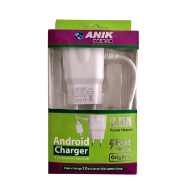 Picture of Anik Dotcom super fast charger for Android & Button phone White