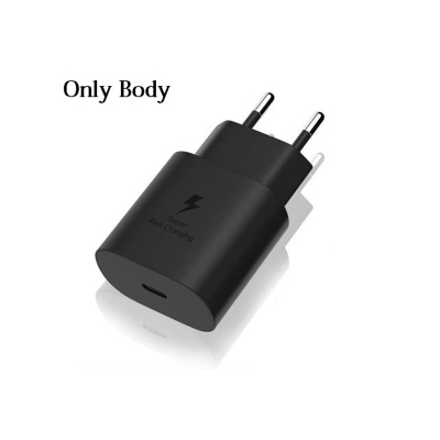Picture of Samsung 25W Pd Adapter Usb-C (2 Pin) - Fast Charger body Black