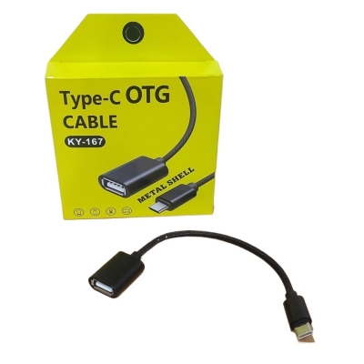 Picture of USB-C to USB 3.0 OTG Adapter  Cable KY-167 Multicolor