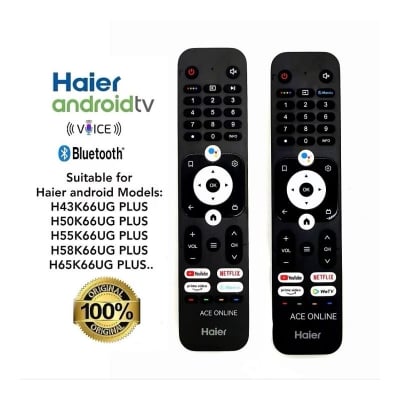 Picture of HAIER SMART TV VOICE REMOTE CONTROL-2022 Black