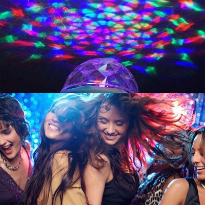 Picture of Open Shopping 360 Degree Rotating Led Rotating Bulb Disco Led Light Lamp For Home Pooja Temple Party Home Diwali Decoration (Multi Colours), B22 Multicolor