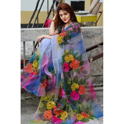 Picture of Half Silk Saree For Women