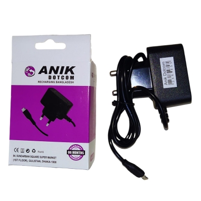 Picture of Anik Dotcom Charger For 6500 Micro USB Button Phone Black