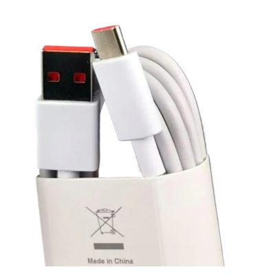 Picture of 6A Type-C Cable Charger Turbo 33W Fast Charger Cable White