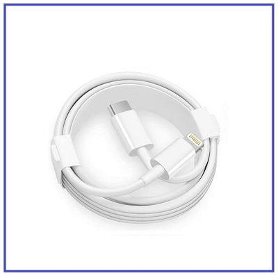 Picture of 20W PD USB C Cable to Lightning Cable White