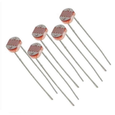 Picture of 5 Pieces of Light Dependent Resistors- (LDR) Multicolor
