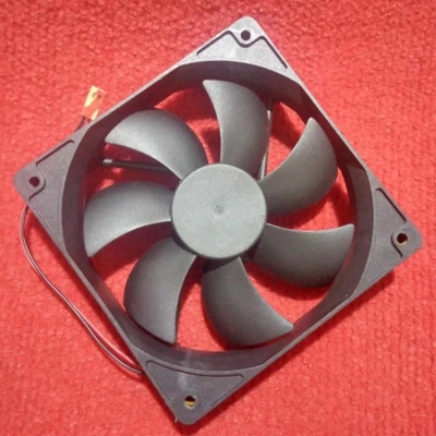 Picture of DC 12V 4 inch Cooling Fan Square Shape CPU or DIY Electronic Cabinet Cooler Cooling Fan Black