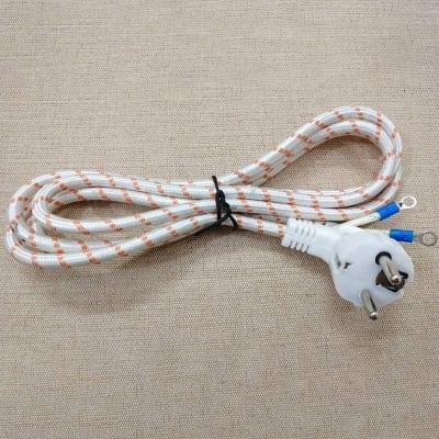 Picture of Cable Power Cord With 2 Pin Plug Multicolor