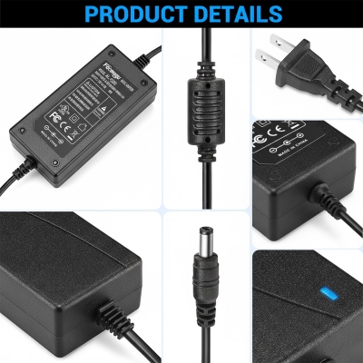 Picture of AC/DC POWER ADAPTOR charger 12V 5A Black