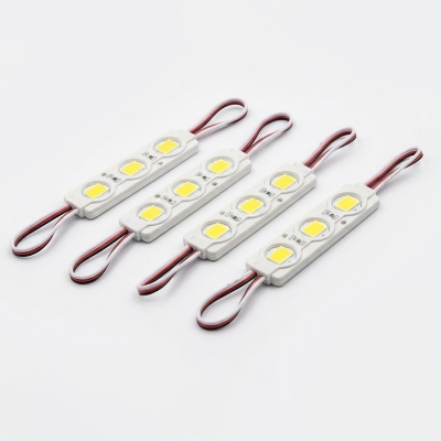 Picture of 4Pcs- WHITE Color DC 12V COB White LED Light COB LED Light 12V COB LED Chip 3W LED Light With Cables COB Light Bulbs For Decoration Office DIY LED Light White