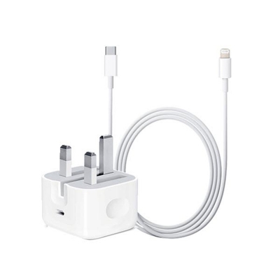 Picture of Apple 20W Type-C Power Adapter with Cable (UK) White