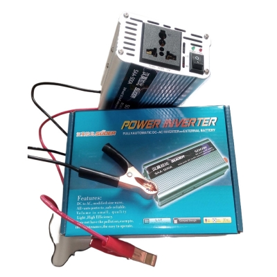 Picture of 500W Power Inverter DC12V to 220V 230V AC  Converter Multicolor