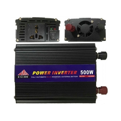 Picture of Power inverter 500 Watt DC 12 Volt to AC 220 Volt Car Power Solar Power Inverter 500w Multicolor