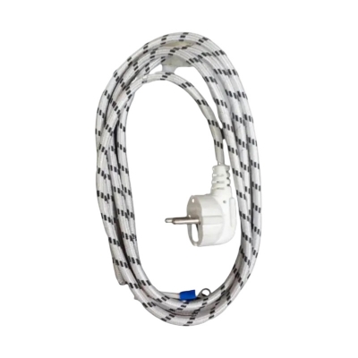 Picture of AC Power Supply Cord Plug Cable High Quality 2 pin White