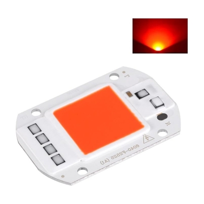 Picture of Red LED Chip, AC220V 50W 6040 COB Chip Light Source Fits for DIY LED Spotlight Floodlight Lamp Red