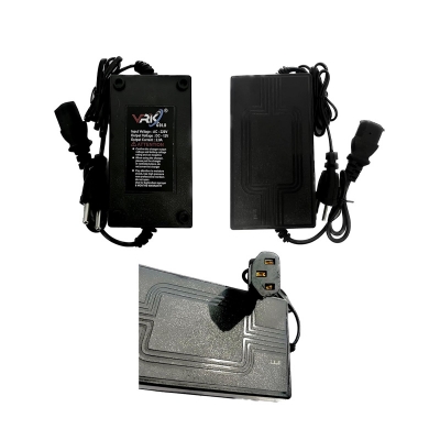 Picture of 12 Volt  Charger for Agriculture Spray Pump - Efficient Battery Power Charger for Sprayer Black