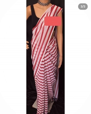 Picture of Exclusive Design Multi Color Georgette Printed Saree With Matching Blouse pis Set Dress for women - Multicolor