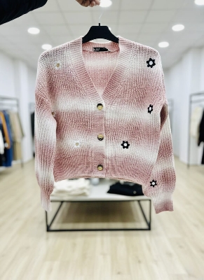 Picture of Women Fashionable Brand new winter Women ভাইরাল সুইট কার্ডিগান Material-china Wools Cotton for women - Brown