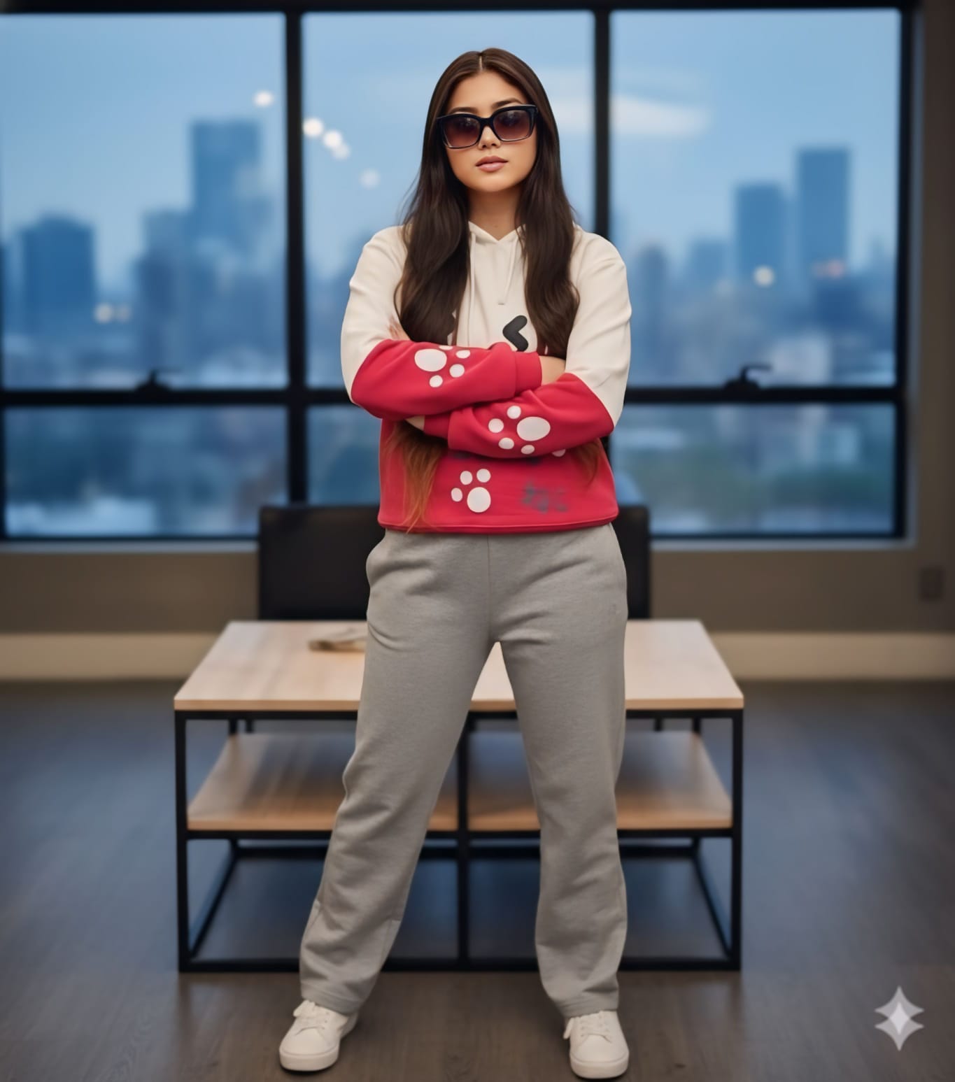 Picture of Women Fashionable Brand new winter Women Hoodies পিকাচু ভাইরাল হুডি Material-china Philips Cotton for women - Maroon