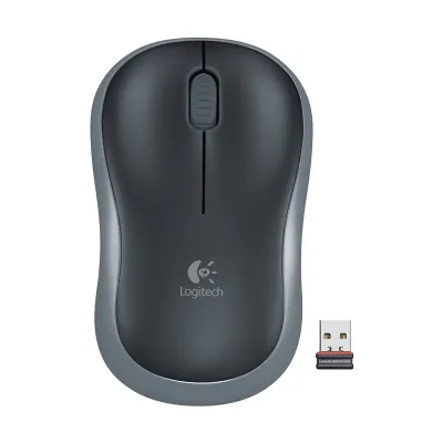 Picture of Logitech M185 Wireless Mouse, Gray, 3Y (910- 002255)
