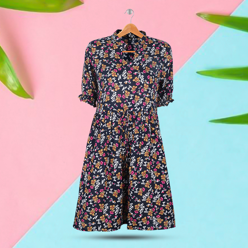 Picture of Multicolour Linen Kurti