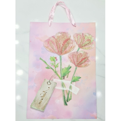 Picture of 3D Paper Gift Bag 16"x12"x4.5"birthday marriage Day valentine Day all occasion gift