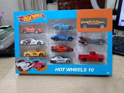 Picture of Buy HOT WHEELS Mini Die Cast Metal Cars 10 Pcs (Random Color)