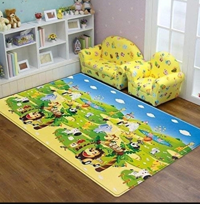 Picture of Crawl 'in Baby Mat Crawling Play Mats for Baby Kids Gym Infant Care Waterproof Mattress (Large Size - 5  Feet 3 Feet, 1cm Thickness)