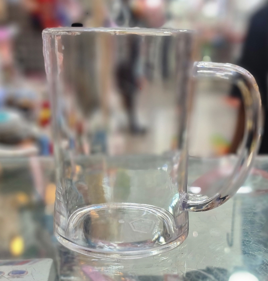 Picture of Crystal Plastic Food Grade Quality Glass Type Beer Mug