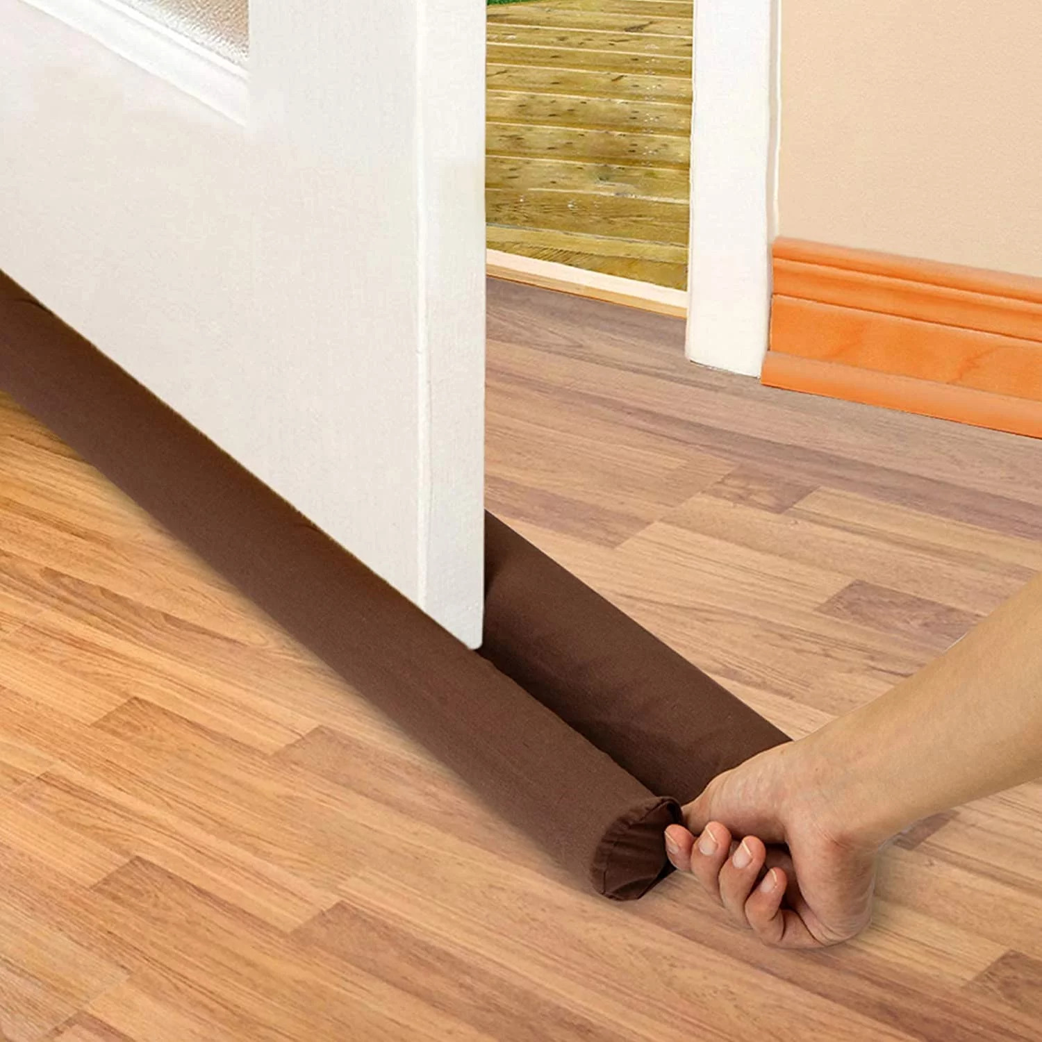 Picture of Door Draft Insect Air Stopper Bottom Protector Imported Door Draft and Dust Sealing Strip Gap Insect Protector