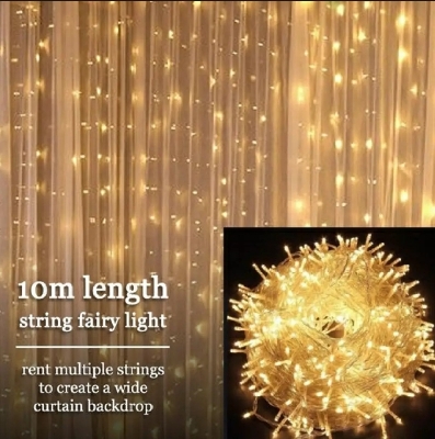 Picture of Fairy Decorative 100 Led Golden Color 33 Feet Waterproof Led Light