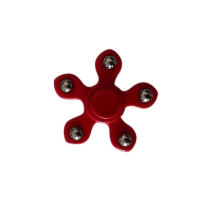 Picture of Five Arms Fidget Spinner - Dark Red