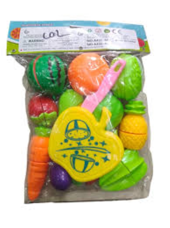 Picture of Fruit Cutter Toys for Kids, Fruit & Vegetable Cutting Game Kitchen Toy থেকে Vegetables bowl Miniature vegetables and fruits polymer clay handmade showpieces for women home decor kitchen item dining table or furniture decorations ideas for baby and housewi