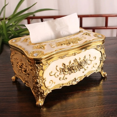 Picture of Luxury Style Tissue Box Fashion High  Grade Home Office Hotel Car Facial Tissue Box Case Holder Tissue Box Paper HolderHome Hotel Decor