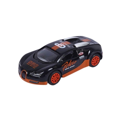 Picture of Metal Toy Car For Kids - Black And Orange