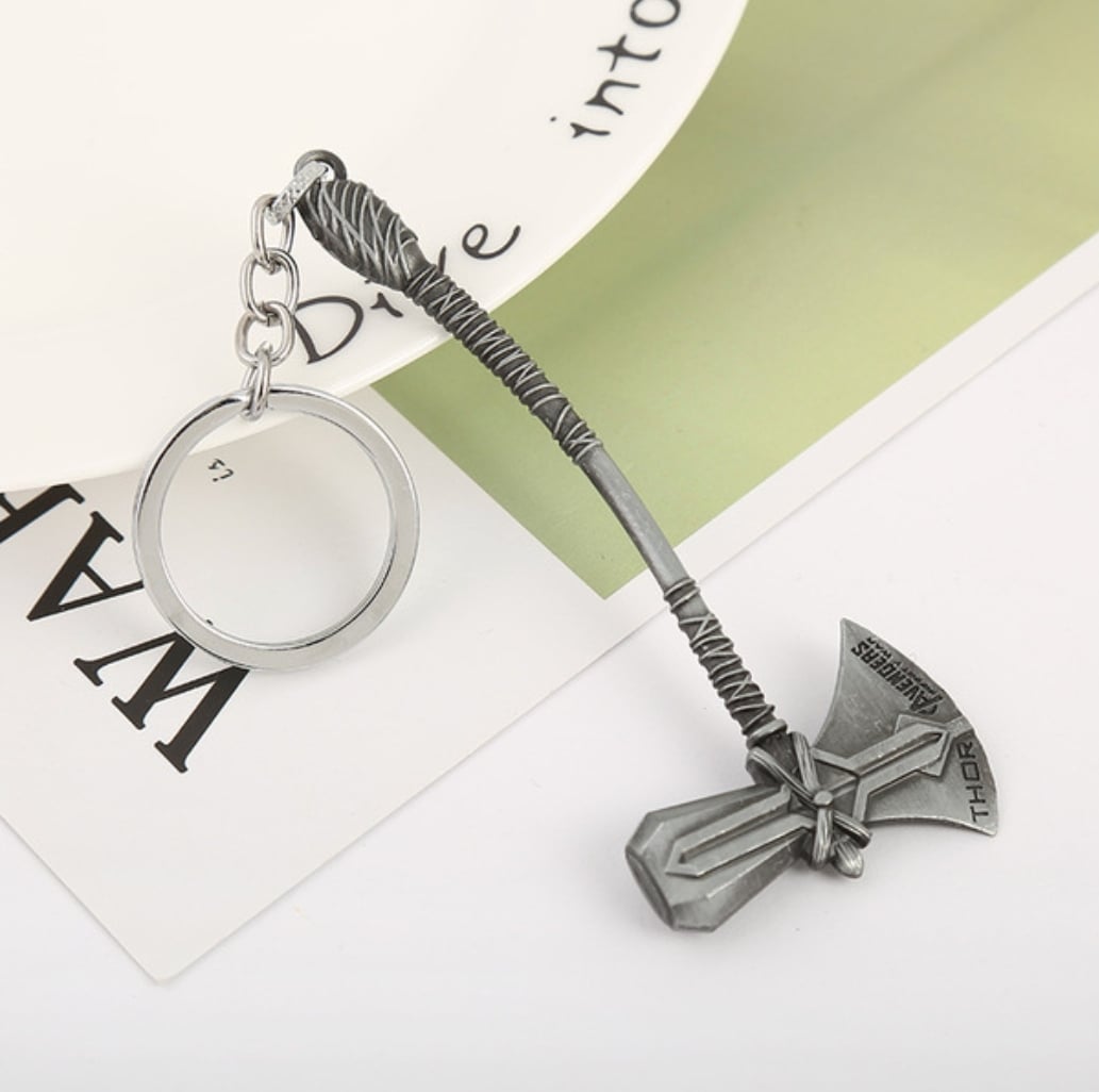 Picture of Nidavellir Mjolnir Keychain Avengers Thor Hammer Keychain Hammer Key Ring